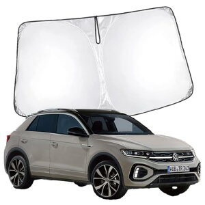 【送料無料】【2025年最新・強化版】oricarmes フォルクスワーゲン T-Roc サンシェード フロントガラス ティーロック専用 日よけ 車中泊 収納袋付 tロック サンシェード