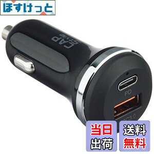 �y���������zCAPStyle �����[�d�Ή� 1+1�|�[�gUSB�J�[�`���[�W���[ Type-C(PD�o��)+TypeA(QC3.0�o��) SK-01