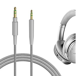 yzGeekria P[u iCґg ݊ I[fBIR[h {[Y Bose QuietComfort Ultra, QC SE, QC 45, QC 35 II, QC 35, 700, SoundLink II wbhzP[uA2.5mm ɓK 1.2 m