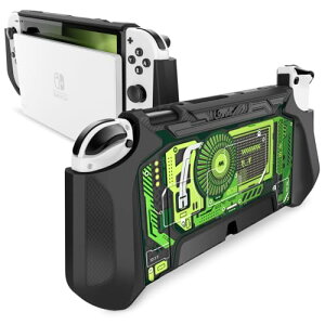 �y���������zMumba Nintendo Switch OLED 2021�p �P�[�X �L�@EL���f�� TPU�O���b�v �ی�J�o�[ �h�b�L���O�\ �A�N�Z�T���[ Nintendo Switch OLED��Joy-Con �R���g���[���[�Ή� [Blade �V���[�Y]