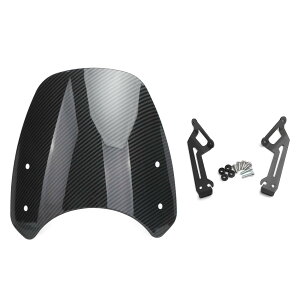 yzBruce & Shark hDJeB XNu[ 2015-2018 p EChV[h I[goCEChXN[ h fBtF_[veNViWindshieldj ABS ubN