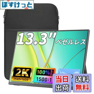 yzoCj^[ cocopar 13.3C` 2K 2560×1600 16:10 IPS 320nits 100sRGB LF ^ z X^h y520g [P[Xt FreeSyncΉ Type-C/Mini HDMI VESAΉ Xs[J[