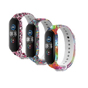 �y���������zT-BLUER Compatible with Xiaomi Mi Band 7 Band,Xiaomi Miband 5 6 7�̃V���R���J���t���Ȍ����p�X�g���b�v�A�N���X�v�t�B�b�g�l�X�o���h �ɑΉ��A�g���b�J�[�Ȃ�