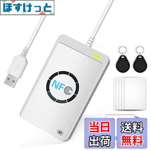 �y���������zNFC ���[�_�[ ���C�^�[ IC�J�[�h ���[�_�[ ���C�^�[ NFC�X�}�[�g�J�[�h���[�_�[ ACR122U NFC RFID���[�_�[ ��ڐG�^ Windows10 Mac OS10.15�Ή�