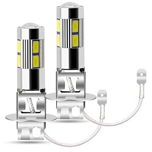 yzH3 LED tHO Cg DRL dA6000K LZm zCg ɖ邢 H3 LED dAԂ̃tHO v̌p