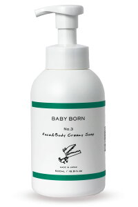 yz~bV[Xg BABY BORN xr[{[ Face & Body Creamy Soap \[v Vv[ {fB\[v Ԃ q Y A  500ml TCYF500~bg (x 1)