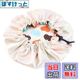 【送料無料】Xiang Ru ナイトキャップ ガールズ ボーイズ 子供 キッズ 両面用 就寝用帽子 お休みキャップ 美髪・育毛 寝癖悩み解消 安眠 お休み寒さ対策 サイズ調整可能 色：Lクリーム 子供用、サイズ：XS