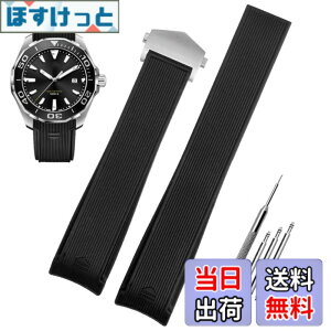 �y���������z[HEYOZURY] TAG HEUER �x���g ���o�[ ���v�o���h 22mm �V���R�� �_�炩�� �r���v�x���g �r���v�o���h D�o�b�N���� �r���v�o���h TAG HEUER (�^�O�z�C���[) �Ή� �����t�������x���g�H��t