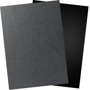 【送料無料】DERENYI ABS板 プラ板 黒 2枚入り長さ40cm×幅30cm×厚さ3mm プラスチック板 塩ビ板 片面つや消し 模型製作 DIY 補強材 保護材 艶消し(ブラック)