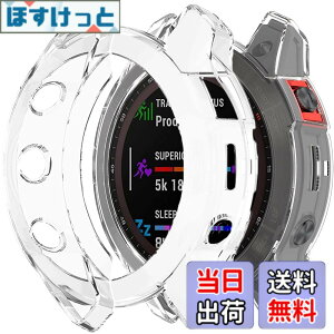 �y���������zMiimall�Ή�Garmin Epix Gen2/Epix Steel�P�[�X TPU�ގ� �\�t�g �Ռ��z�� �y�� ���^ �K�[�~�� Epix Gen2 �J�o�[ �����h�~ �����Ή� �E���ȒP Epix Gen2�ی�J�o�[ �o���p�[�i�N���A�j