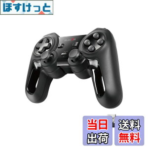 �y���������z�G���R�� ���C�����X �Q�[���p�b�h 13�{�^�� Xinput �U�� �A�� ���ϋv �u���b�N JC-U4113SBK