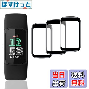 �y���������z�p Fitbit charge6 �t�B���� 3�� Fitbit charge6 �ی�t�B���� PET������ �Y�f�@�� 3D�Ȗ� �J�o�[ �Ή� Fitbitcharge6 �t���ی�t�B���� �����ߗ� 3D�S�ʕی� �L�Y�h�~ ��U�h�~ �����x�^�b�` ��