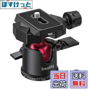 �y���������zSmallRig ���R�_�� 360�x��]�� �A���~�� �A���J�X�C�X�v���[�g 3/8-1/4�l�W�A�_�v�^�[�t��-BUT2665