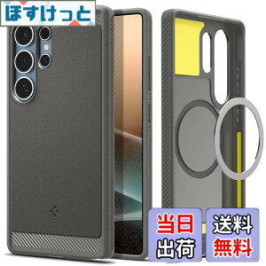 �y���������zSpigen Galaxy S25 Ultra �P�[�X Magfit�Ή� �ϏՌ� TPU �\�t�g �}�b�g �ČRMIL�K�i ���M�b�h�E�A�[�}�[�E�}�O�t�B�b�g ACS08952 (�}�[�u���E�O���[)