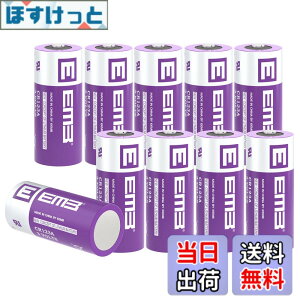 �y���������zEEMB CR123A 3V ���`�E���d�r ��[�d�� CR17345 CR123 �o�b�e���[ �����\ PTC �ی�t�� �J���� �����d�� �������� �A���[�� �X�}�[�g�Z���T�[�Ȃǂ� (10)