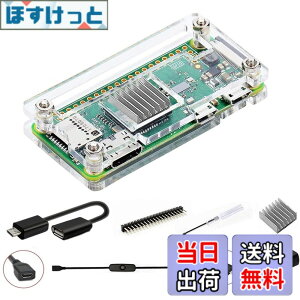 �y���������zGeeekPi Raspberry Pi Zero 2 W �P�[�X/Zero W �P�[�X�ARaspberry Pi Zero �q�[�g�V���N�A20Pin GPIO �w�b�_�[�AOTG �P�[�u���A�X�C�b�`�P�[�u���AHDMI �A�_�v�^�[�A�h���C�o�[�t���� 7 in 1 �x�[�V�b