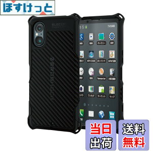 �y���������z�G���R�� Xperia 5 V SO-53D SOG12 �P�[�X �ϏՌ� ZEROSHOCK �l�p�_���p�[ �n�j�J���\�� �O���b�v�e�N�X�`���[ �X�g���b�v�z�[���t�� �u���b�N PMWX233ZEROGBK