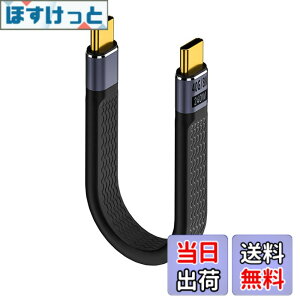 �y���������zYFFSFDC USB4.0 Type CtoC �P�[�u�� 40Gbps�����f�[�^�]��&PD�Ή�240W/5A�}���[�d& 8K@60Hz�f���o�� ��13.5cm �Z�� USB�P�[�u�� Mac Book Pro�ANintendo Switch�ANexus 6P 5X�ASam sung Galaxy S8�AL G G5 V20�Ȃǂ�Typ