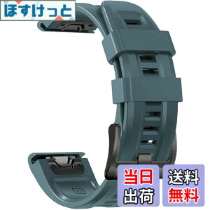 �y���������z[YOCAHU] QuickFit 22 mm �o���h �����p for GARMIN(�K�[�~��) Fenix 7 Pro Solar/Approach S70 47mm/Forerunner 965 �Ή� �X�g���b�v �V���R�� �x���g �_�炩�� �h���� �K�[�~�� �p �����o���h (Lake Blue)