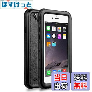 �y���������ziPhone6 iPhone6s �h���P�[�X DINGXIN �w��F�ؑΉ� �h�� �h�� �h�o �ϐk �ϏՌ� IP68�h���K�i �A�C�t�H��6s �t�H���P�[�X6 �h���J�o�[ �X�g���b�v�z�[���t�� (iPhone6/6s, ��) �F�F�u���b�N