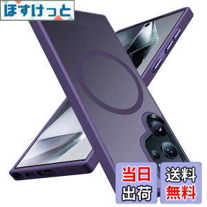 �y���������zTMUJWS Galaxy S25 Ultra �p�P�[�X Magnetic�Ή� �N���A �ϏՌ� �Ռ��z�� �}�O�l�b�g���� �ČRMIL�K�i �S�ʕی�J�o�[ �M�����N�V�[ s25 �E���g���p�P�[�X 6.8�C���` �}�b�g �X�g���b�v�z�[