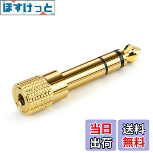 �y���������zAncable �C���z���W���b�N �ϊ� �v���O �X�e���I�~�j�v���O 6.35mm 3.5mm �ϊ� �A�_�v�^ ���X�I�X �w�b�h�z�� �A���v �d�q�s�A�m �C���z���ȂǗp �T�C�Y�F1-Pack