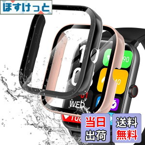 �y���������zredmi watch6 �P�[�X �F�F�u���b�N+�s���N�A�T�C�Y�FVialove KW105-G01(�u���b�N+�s���N)