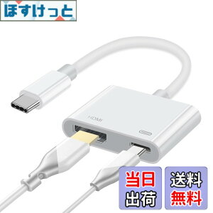 �y���������zUSB C Type C HDMI �ϊ��A�_�v�^ 2024�V�o�� 2in1 hdmi �ϊ� �^�C�vc 4K@60HZ �f���o�� hdmi�|�[�g+100W PD�}���[�d�|�[�ghdmi type-c �ϊ��A�_�v�^�[�Ή�Thunderbolt 4/3 iPhone 15 Pro/iPhone 16/Pro Max/MacBook A
