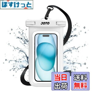 �y���������zJOTO �h���P�[�X 2���Z�b�g �X�}�z�p IPX8�F��iPhone16/15/14/13/12 Pro Max Galaxy S24/S23 Ultra Pixel 8 Pro �Ή� 7�C���`�܂� �w��F�ؑΉ� ���C �C �v�[�� �ނ� �A�E�g�h�A ��|���� -�u���b�N �F