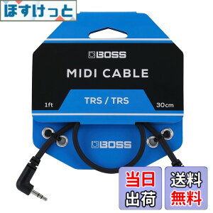 �y���������z�{�X BOSS MIDI�P�[�u�� MIDI Cable 3.5mm TRS/TRS LL �y�_�� MIDI�R���g���[�� 200�V���[�Y GT-1000CORE EV-1-WL �Ή� �T�C�Y�F30cm