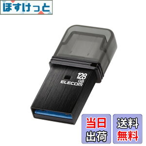 �y���������z�G���R�� USB������ USB3.2(Gen1) Type-C �L���b�v�� �F�F�u���b�N�A�T�C�Y�F128GB