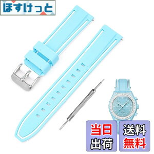 �y���������z[Jumpsunfun] 20mm ���v�o���h for SwatchxOMEGA Speedmaster MoonSwatch �X�E�H�b�`�ƃI���K�p�V���R�����v�x���g Quick Release �����H��t�� �F�F���C�g�u���[�E�z���C�g���C��