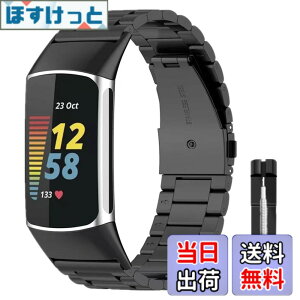 �y���������zAnkersaial �o���h �Ή� Fitbit Charge 6/ Fitbit Charge 5,�����o���h �r�W�l�X�� �X�e�����X�� �T�C�Y���߉\ �����H��t�� �����x���g �ւ��x���g �R���p�`�u�� �F�F�u���b�N�A�T�C�Y�F