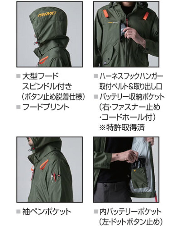 楽天市場】AC2076 2025新作【バートル空調 服とクロダルマファン 