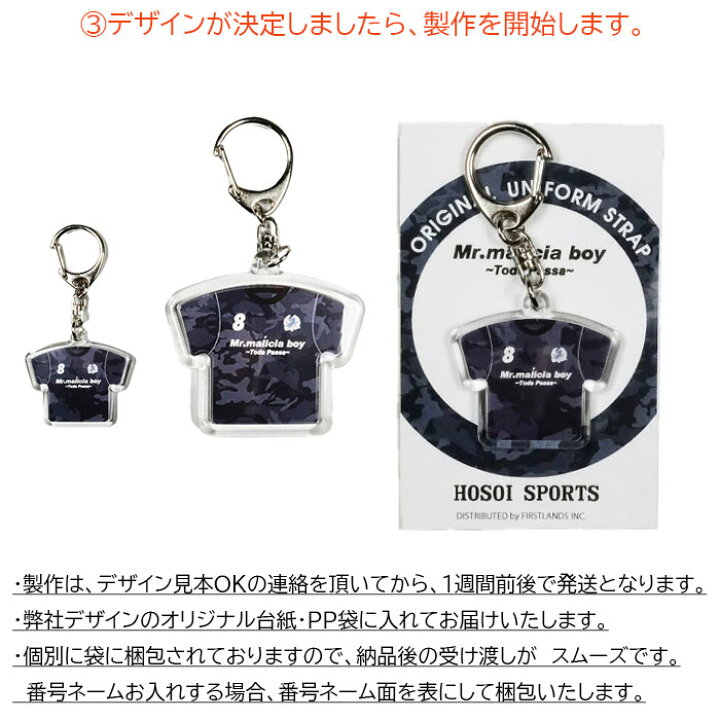 楽天市場】オーダー アクリル キーホルダー アクキー ユニフォーム 型