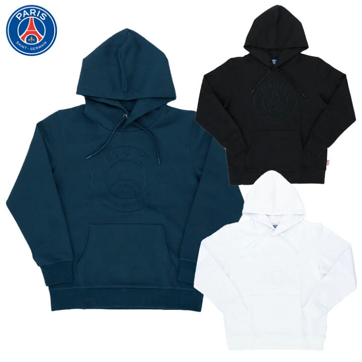 PSG ヨーロッパチャンピオン エッフェルスター グラフィック フルジップパーカー- ネイビー - メンズ PARIS SAINT-GERMAIN フード付きトレーナー M ネイビー