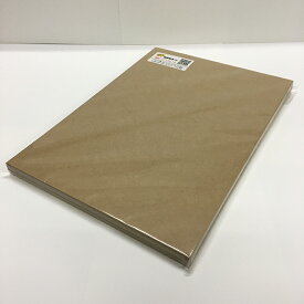 【メール便発送】クラフト紙 A4 （ハトロン判108kg）【 紙厚：厚め（約0.15mm）】【Sセット・100枚】 やや厚手のクラフト紙