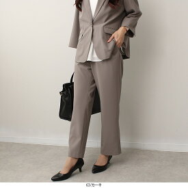 【セールL〜5L】接触冷感・吸水速乾 スーツ単品 パンツ大きいサイズ レディース 春 夏 ロングパンツ スラックス ズボン セットアップ 【fleur by mint breeze ミントブリーズ】 婦人服 ファッション 30代 40代 50代 60代 【返品交換不可】 11s