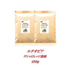 ◆エチオピア ゲシャビレッジ農園　400g 幻のコーヒーといわれるゲイシャ種のコーヒー！【メール便送料無料】スペシャリティーコーヒー豆　焼きたて煎りたてコーヒー