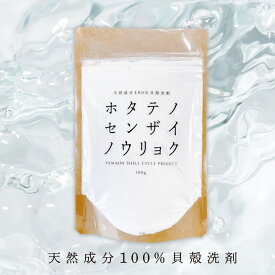 除菌 消臭 洗剤 ホタテノセンザイノウリョク 100％ natural scallop powder 100g アルカリ性