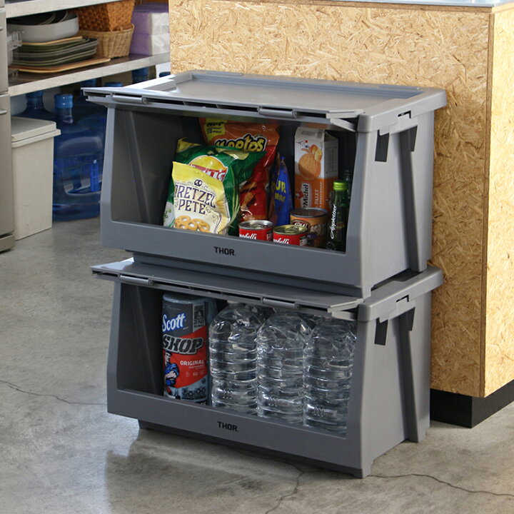 楽天市場】収納ボックス 蓋 THOR LID FOR SHELF CONTAINER 50L ソー 