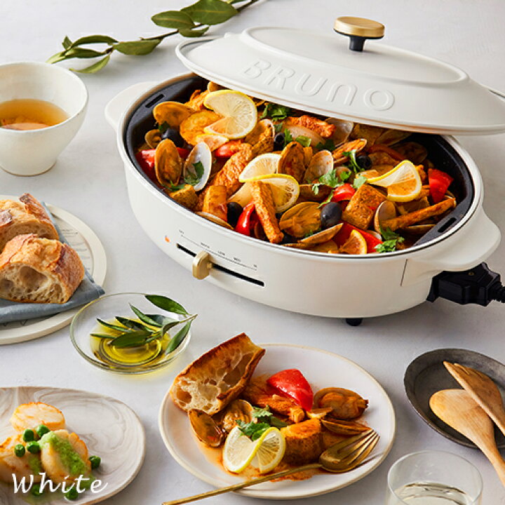 楽天市場】【レシピ付】ブルーノ BRUNO crassy+ ホットプレート  