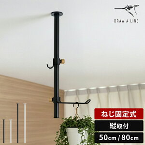 �h���[�A���C�� DRAW A LINE Mount Rod Ceiling 500 800 �}�E���g ���b�h �V�[�����O 50cm 80cm �c��t �˂��Œ莮 �c���b�h �P�i �V���t �V�䒼�t ���[ �f�B�X�v���C �X�`�[�� �p�C�v �x�� ���m�g�[�� �C