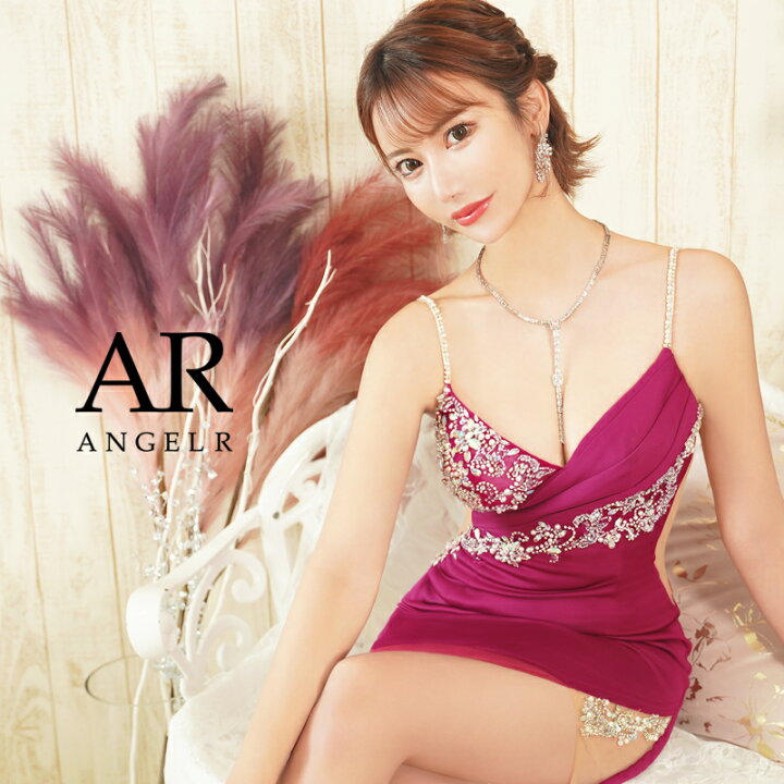 楽天市場】【Angel R】バストビジューデザイン 高級キャバドレス  