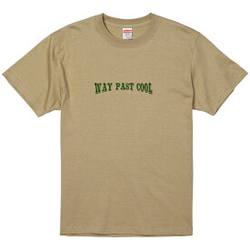 WAY PAST COOL ロゴプリント Tシャツ ユニセックス メンズ ハイクオリティー Tシャツ 5.6オンス Uネック 半袖 ホットクロッシング トップス レディースファッション メンズファッション スケボー スケーター ダンサー 普段着 M L XL ネコポス可 []