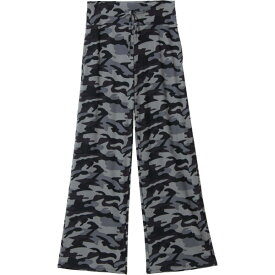 楽ちんパンツ カモフラ柄 迷彩柄 ブラック グレー モノクロ プリント ハイウエスト ワイドパンツ Leggings Depot ワイドレッグ イージーパンツ LAインポート パンツ ママパンツ 大きいサイズ S M L XL クール ルームウェア ファッションパジャマ 派手 個性的 ネコポス可 []