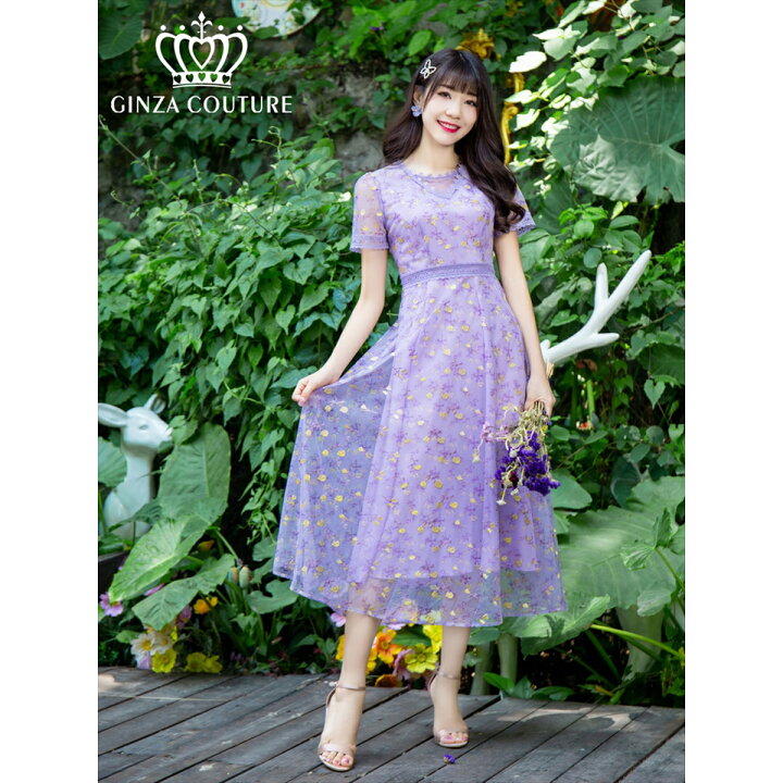 楽天市場】[SALE品のため返品不可][GINZA COUTURE] 2color 花柄 半袖 