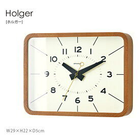 Holger ホルガー 掛け時計 時計 おしゃれ お洒落 かわいい インテリア 壁時計 壁掛け時計 リビング ダイニング 寝室 新居 新築 シンプル　レトロ 北欧 ナチュラル