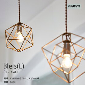 【スーパーセール店内全品ポイントアップ】Bleis(L) ブレイス(L) ペンダントライト 照明 おしゃれ お洒落 かわいい インテリア ライト ペンダント ルームライト 天井照明 北欧 ナチュラル シンプル モダン リビング ダイニング ガラス