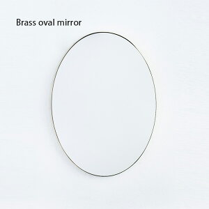 Brass oval mirror   ~[ ʏ  gC  ^J Vv CeA fUC 